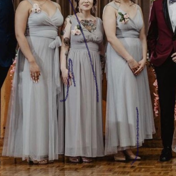 Ever Pretty Light Grey Bridesmaid Dress - Picture 7 of 8